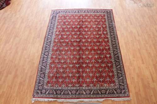 Persian Silk on Silk Hard Woven Oriental Rug