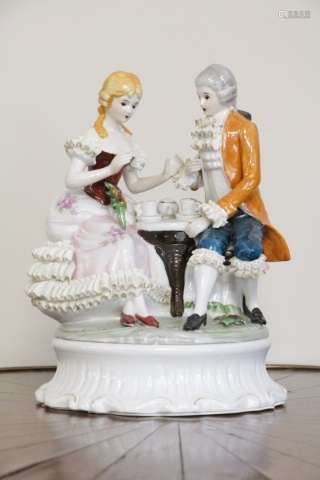 Italian Capodimonte Porcelain Figures