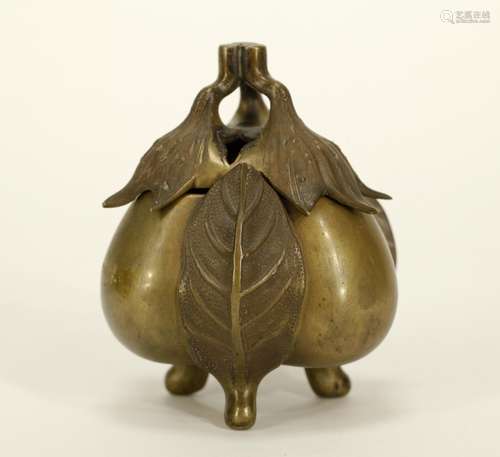 Japanese Meiji Period Bronze Censer