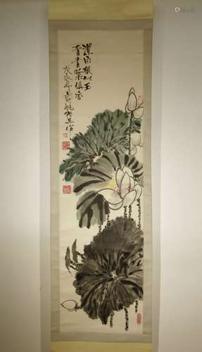 Chinese Ink/Color Scroll Painting