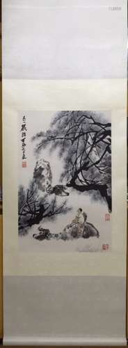 Chinese Ink/Color Scroll Painting