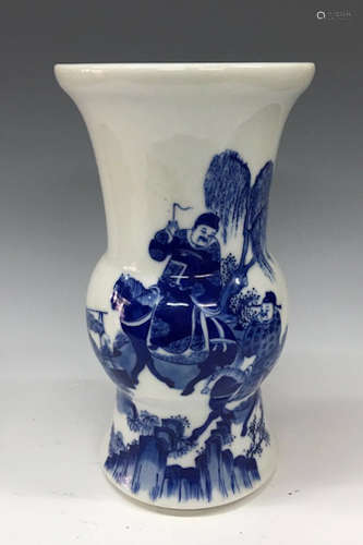 Chinese Blue/White Porcelain Vase