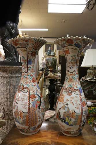 Pair of Japanese Vases