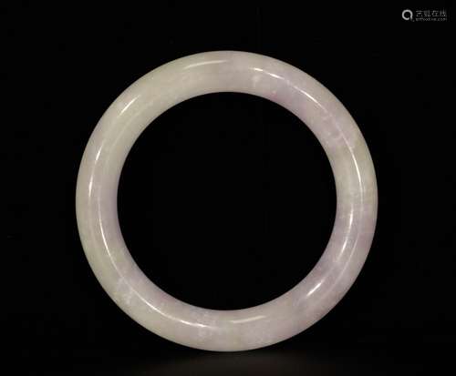 Chinese Jadeite Carved Bangle