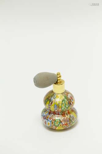 Italian Multi-Murrini Perfume Bottle