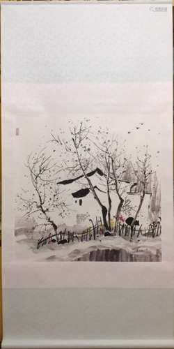 Chinese Ink/Color Scroll Painting