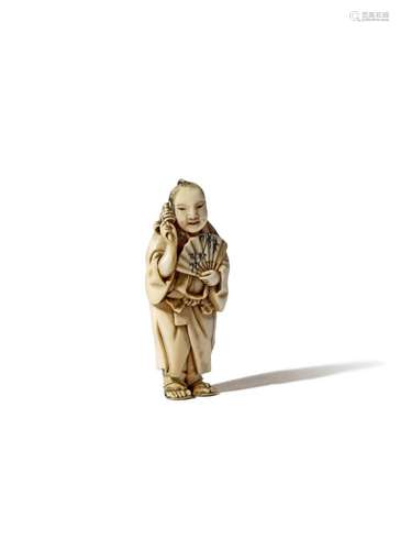 A JAPANESE IVORY NETSUKE