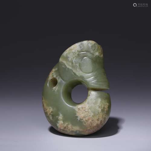 CHINESE NEOLITHIC JADE PIG