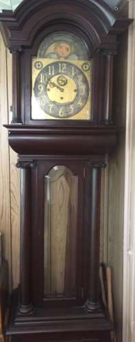 Tiffany & Co New York Mahogany  Tall Case Clock