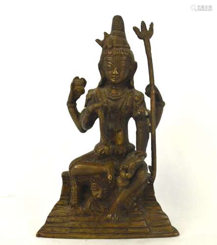 Indian Bronze Buddha Figure