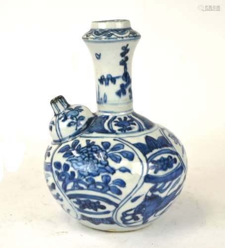 Ming Chinese Blue & White Kendi