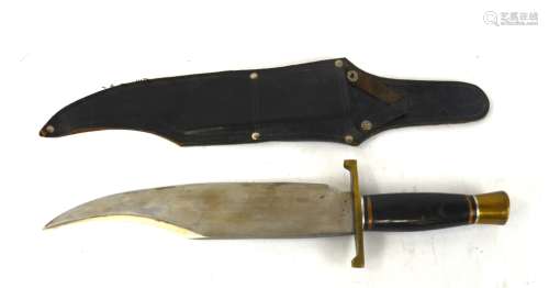 Stainless Steel Dagger w Leather Case