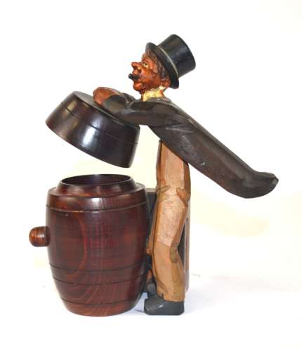 Wood Carved Musical Cigar Toy