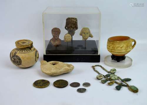 Group of Antiques from Greece, Crete and Egypt