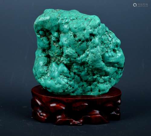 Turquoise Scholar's Rock