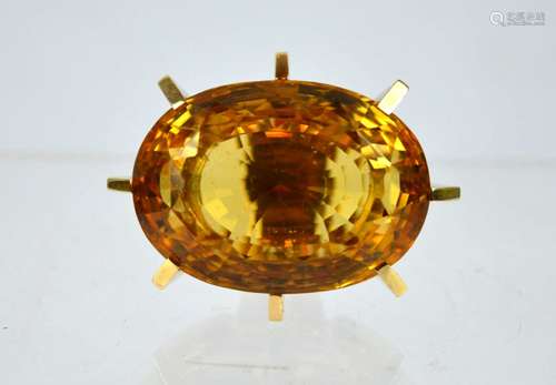 GIA Certified 179.88C Citrine 