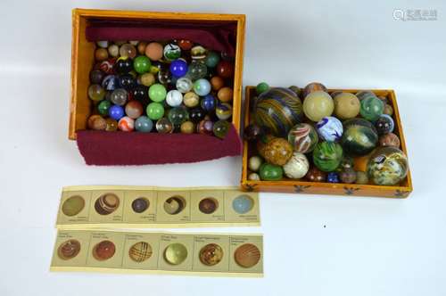 Old Collection Early American Glass & Clay Marbles