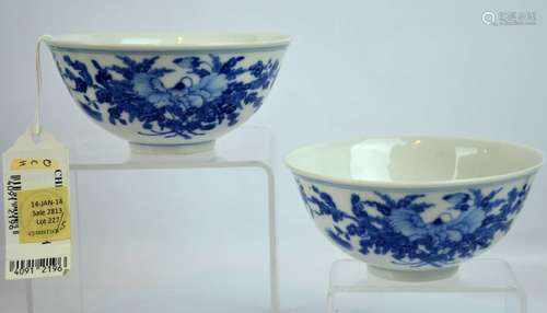 Christie's - Pair Guangxu Mark & Period B&W Bowls