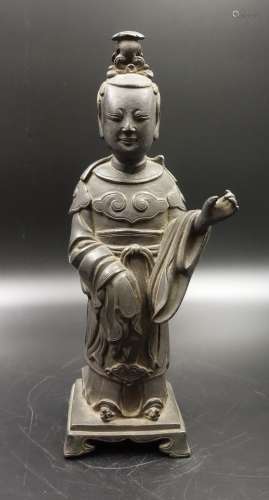 Chinese Ming Dynasty Bronze Figure Of Immortal