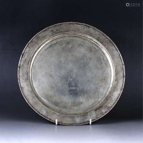 19th Century Sterling Silver Tray