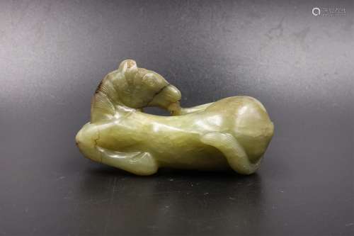 Chinese Song Dynasty Yellow Jade Horse