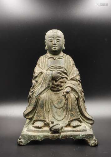 Chinese Ming Dynasty Bronze Figure Of Zhenwu Dadi