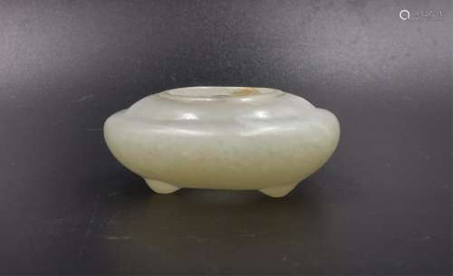 Chinese Ming Dynasty Jade Tripod Censer