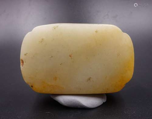 Chinese Tang Dynasty Jade Paper Weight Block