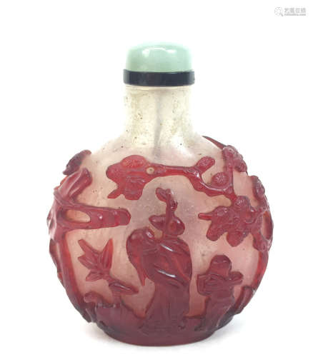 A Chinese Glass Snuff Bottle