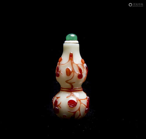 A Chinese Glass Snuff Bottle