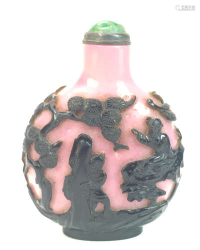 A Chinese Glass Snuff Bottle