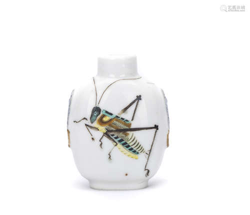 A Chinese Porcelain Snuff Bottle