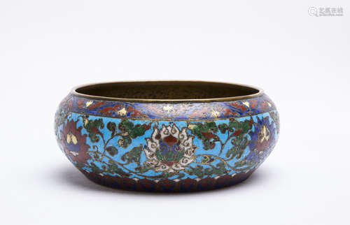 A Chinese Cloisonné Enamel Censer