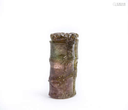 A Chinese Tourmaline Carving