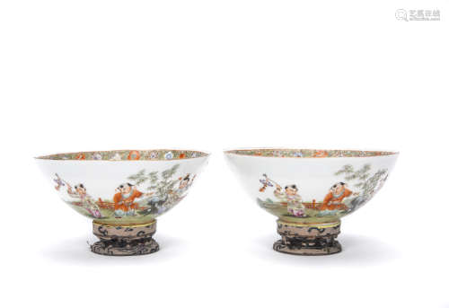 A Pair of Porcelain Bowls