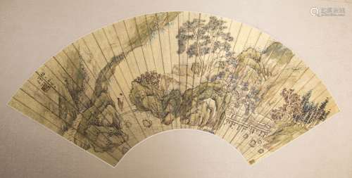 A Chinese Fan Painting