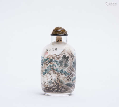 A Chinese Glass Snuff Bottle