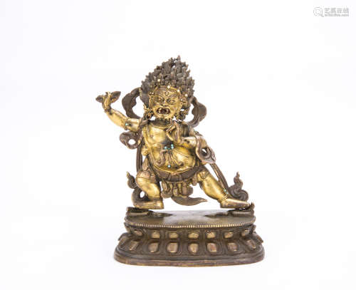 A Chinese Gilt Bronze Buddha