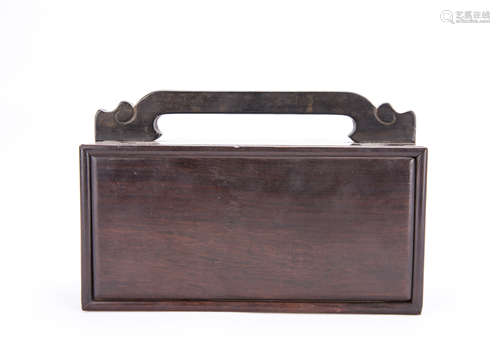 A Chinese Hardwood Box