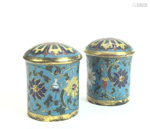 A Chinese Small Cloisonné Enamel