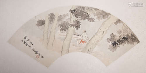 A Chinese Fan Painting