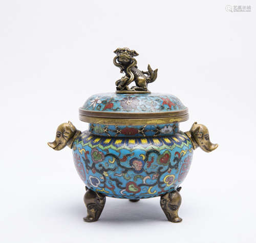 A Chinese Cloisonné Enamel