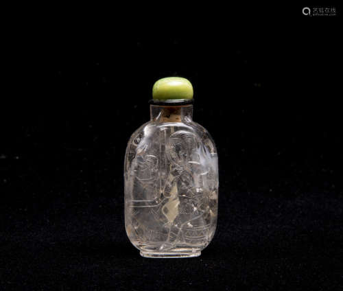 A Chinese Crystal Snuff Bottle