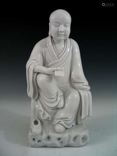 Chinese Blanc de Chine Porcelain Figure