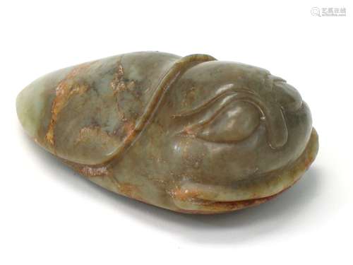 Chinese Carved Jade Cicada.