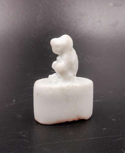 Chinese Ming Dynasty White Porcelain Seal