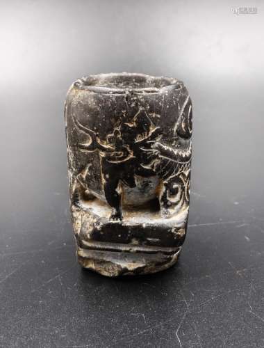 Chinese Song Dynasty Soapstone Ink Well