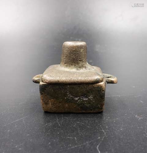 Chinese Yuan Dynasty Bronze Seal Group