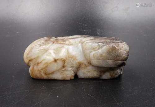 Chinese Jade Carved Beast Figure Toggle