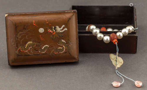 19th Chinese Antique Pearl Prayer Beads